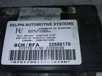 22689179 Chevrolet Cavalier or Pontiac Sunfire 2002 bcm body control module - Swan Auto