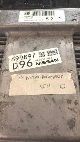 NEC034-683 Nissan Pathfinder 2018 ecu ecm computer