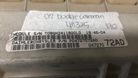 P04727072AD Dodge Caravan bcm body control module 2002