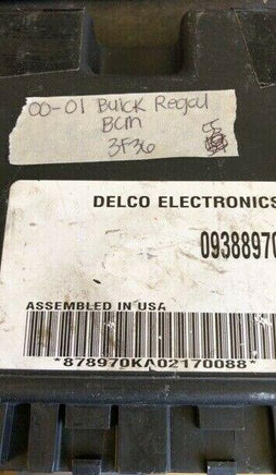 09388970 Buick Regal 2000-2001 bcm body control module computer - Swan Auto