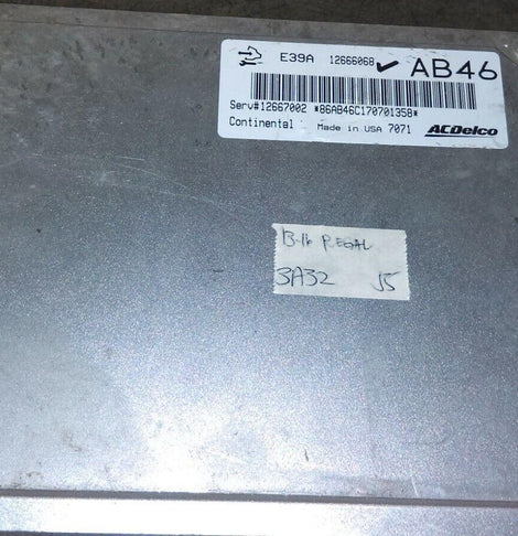 12666068 Buick Regal or Chevy Impala 2013-2016 ecm ecu computer **tested*** - Swan Auto