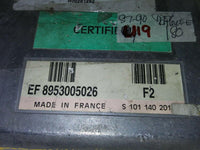 1987-1990 Jeep Cherokee ecu ecm computer EF 8953005256.