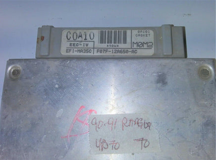 1990-1991 Ford Ranger ecm ecu computer F07F-12A650-AC.