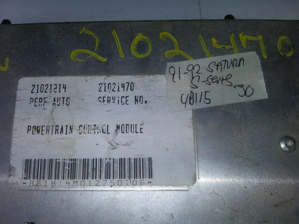 1991-1992 Saturn S-Series pcm ecu ecm computer 21021470.