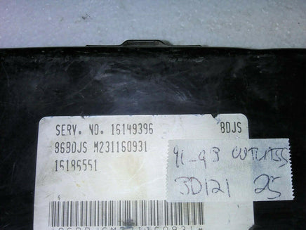 1991-1993 Oldsmobile Cutlass or Grand Prix ecm ecu computer 16149396.