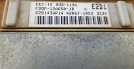 1992-1993 Ford Taurus ecm ecu computer F20F-12A650-JB.