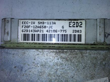 1992-1993 Ford Taurus ecm ecu computer F2OF-12A650-JC.