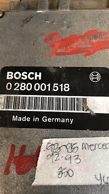 1992-1993 Mercedes-Benz OEM 140  600SEL ecm ecu computer 0 280 001 518.