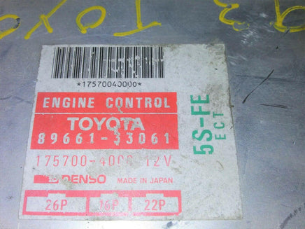 1992-1993 Toyota Camry ecm ecu computer 89661-33061.