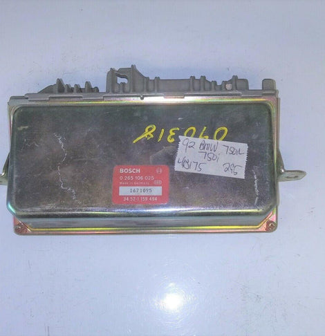 1992 BMW 750i abs anti-lock brake control module 0 265 106 025.