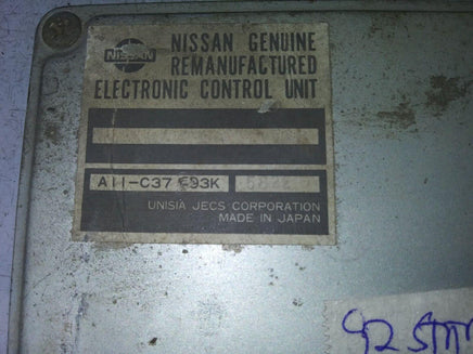 1992 Nissan Stanza ecm ecu computer A11-C37 E93K.