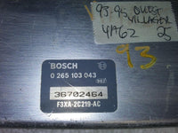 1993-1995 Nissan Quest or Mercury Villager abs module 0 265 103 043.