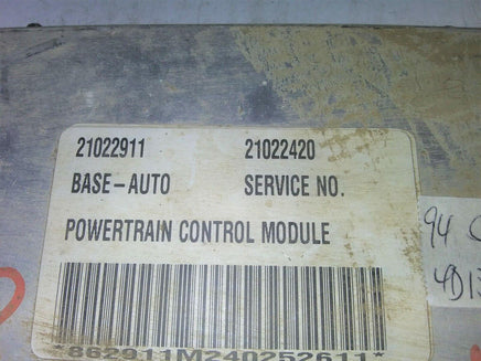 1994 Saturn S series ecu ecm computer 21022911.