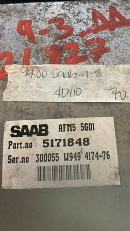 1999-2000 Saab 9-3 engine control module computer 5171848 - Swan Auto