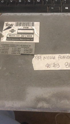 1999 Nissan Frontier ecu ecm computer MEC04-021 - Swan Auto