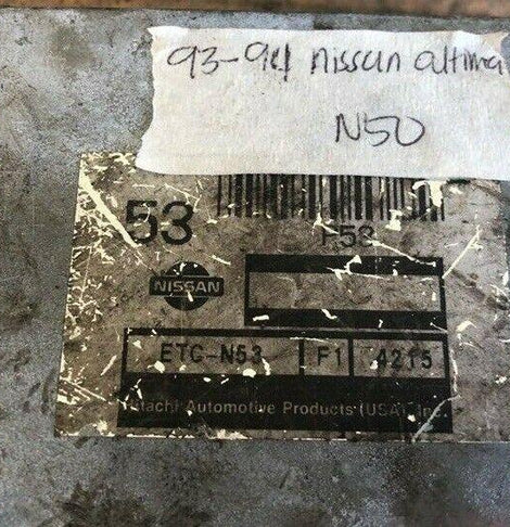 1993-1994 Nissan Altima tcm transmission computer ETC-N53 - Swan Auto