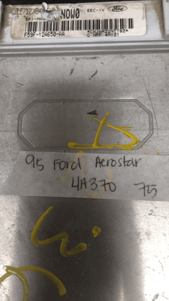 F59F-12A650-AA Ford Aerostar ecm ecu computer 1995 - Swan Auto
