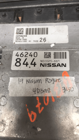 NEC025-661 Nissan Rogue ecu ecm computer 2019 - Swan Auto