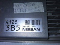 NEC025-670 ecm ecu computer 2020 Nissan Sentra - Swan Auto