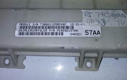 P04692157AA bcm body control module 2005 Chrysler T&C or Caravan - Swan Auto