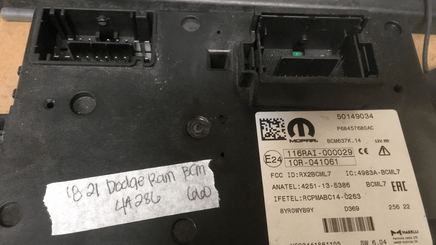 P68457680AC Dodge Ram Pickup Body control module computer 2018-2021 - Swan Auto